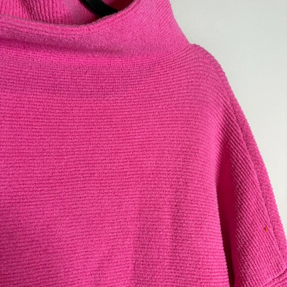 Free People Women's Ottoman Slouchy Sweater in Hot Pink - Picture 3 of 6